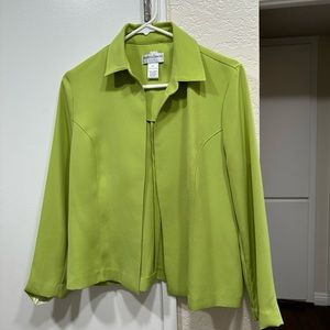 green blazer
